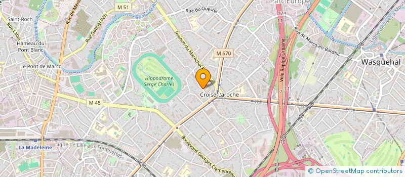 localisation de l'entreprise MONSIEUR MOHAMED SLEIMAN à MARCQ-EN-BARŒUL