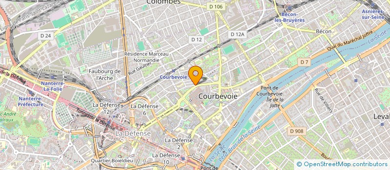 localisation de l'entreprise MONSIEUR MOHAMED SLIMANI à COURBEVOIE