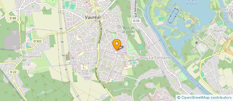 localisation de l'entreprise MONSIEUR MOHAMED SMAOUI  VAUREAL