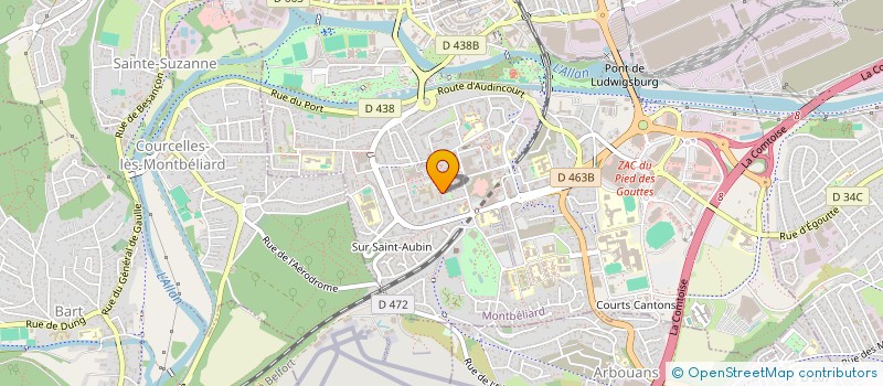 localisation de l'entreprise MONSIEUR MOHAMED SMARA  MONTBELIARD