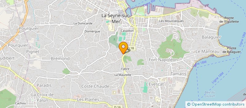 localisation de l'entreprise MONSIEUR MOHAMED SMIRANI  LA SEYNE-SUR-MER