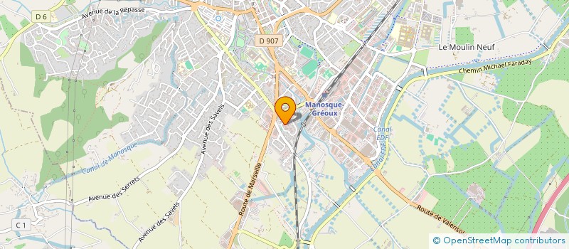 localisation de l'entreprise MONSIEUR MOHAMED SOEFFOU à MANOSQUE