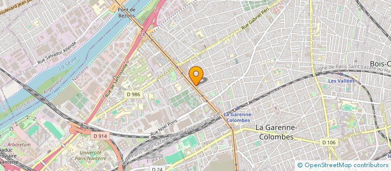 localisation de l'entreprise MONSIEUR MOHAMED SOUFI à COLOMBES