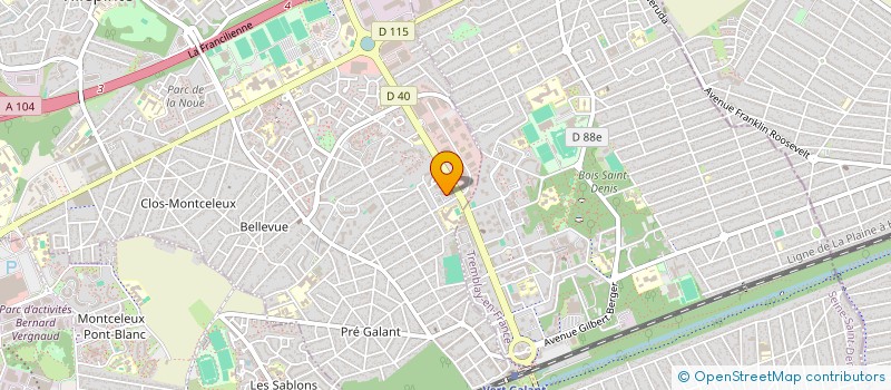 localisation de l'entreprise MONSIEUR MOHAMED SOUIDI à VILLEPINTE