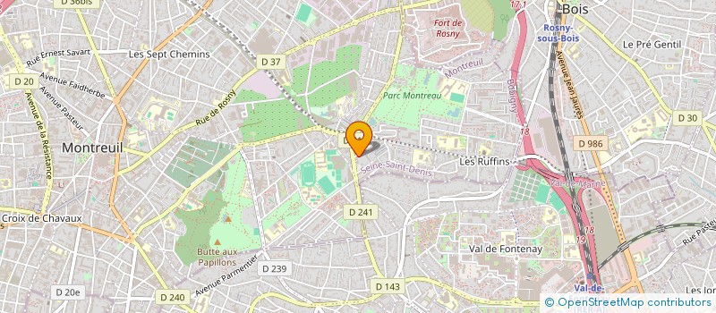 localisation de l'entreprise MONSIEUR MOHAMED SOULIMANI à MONTREUIL