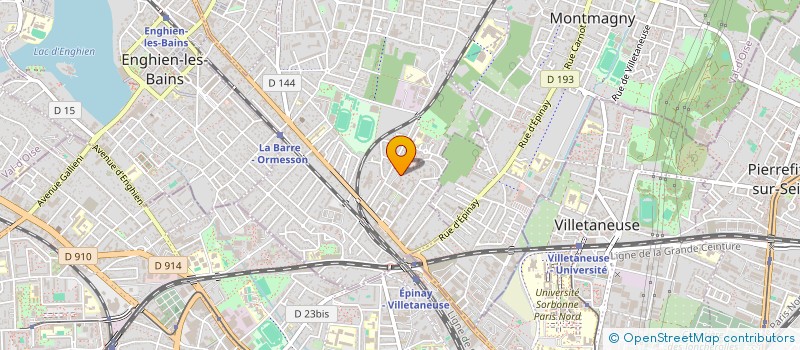localisation de l'entreprise MONSIEUR MOHAMED SOUMAH à AUBERVILLIERS