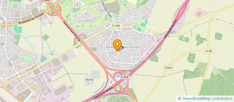 localisation de l'entreprise MONSIEUR MOHAMED SOUMARE  BAILLY-ROMAINVILLIERS