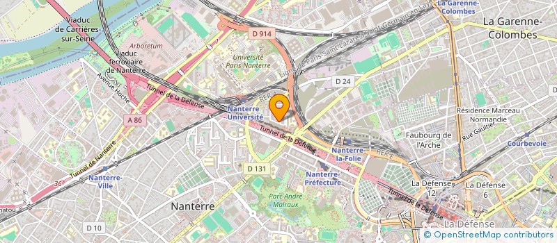 localisation de l'entreprise MONSIEUR MOHAMED SOW  NANTERRE