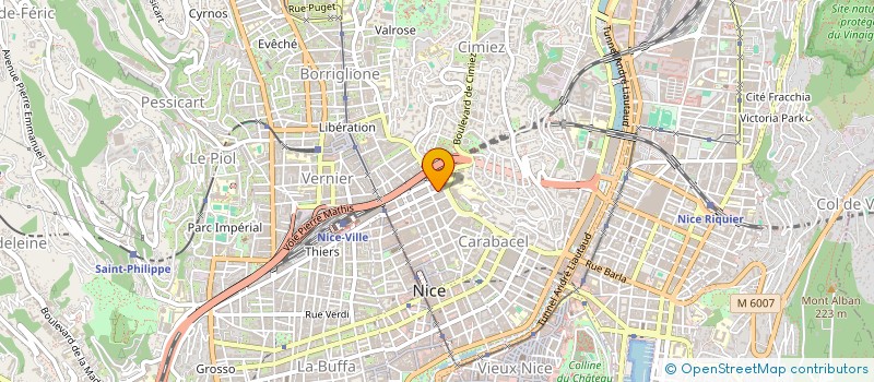 localisation de l'entreprise MONSIEUR MOHAMED SRAB à NICE