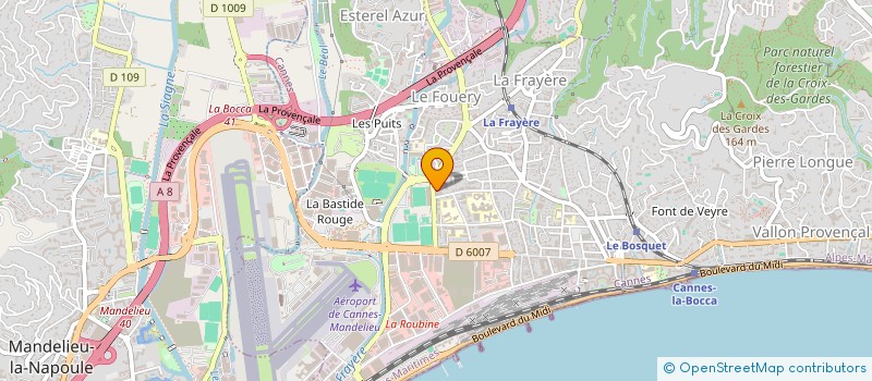 localisation de l'entreprise MONSIEUR MOHAMED STA à CANNES