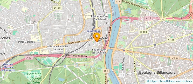 localisation de l'entreprise MONSIEUR MOHAMED STAMBOULI à SAINT-CLOUD