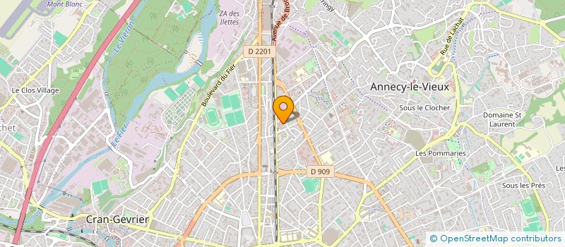 localisation de l'entreprise MONSIEUR MOHAMED SULIMAN MAHMOUD  ANNECY