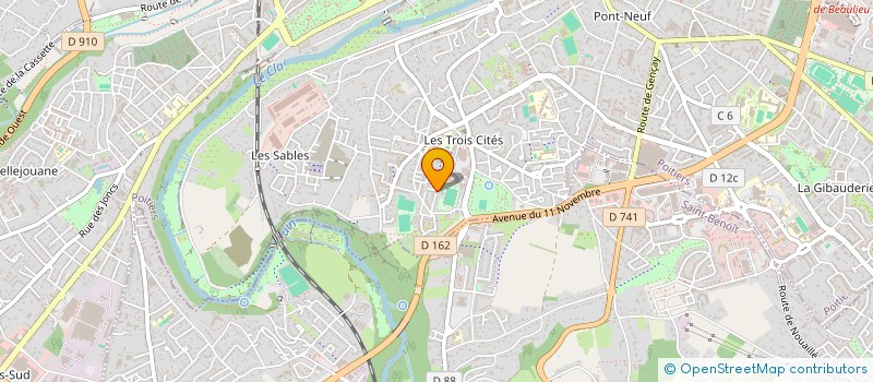 localisation de l'entreprise MONSIEUR MOHAMED SYLLA  POITIERS