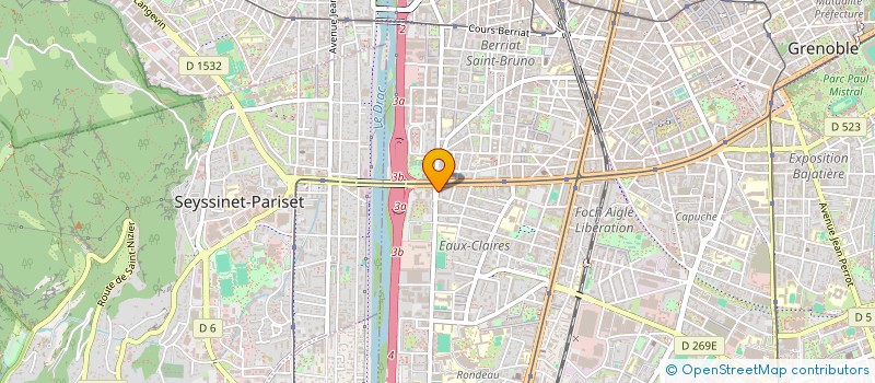 localisation de l'entreprise MONSIEUR MOHAMED SYLLA  GRENOBLE