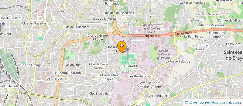 localisation de l'entreprise MONSIEUR MOHAMED TABAKOUHT à ORLEANS