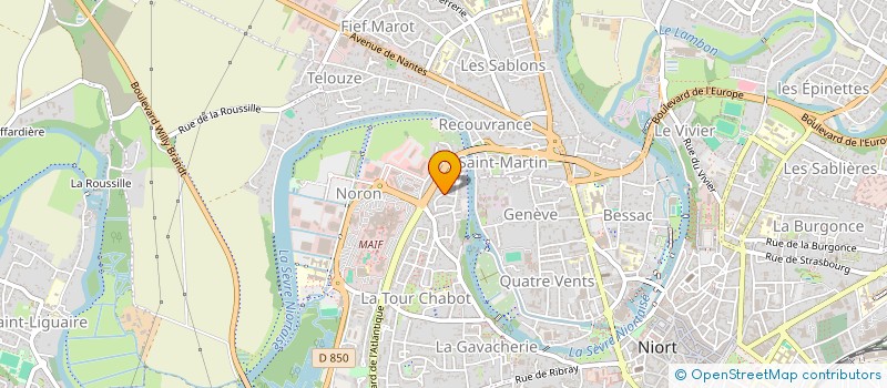 localisation de l'entreprise MONSIEUR MOHAMED TABAROURT à NIORT