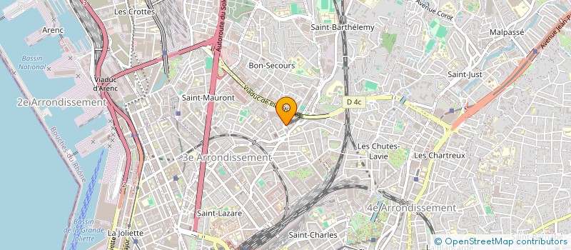 localisation de l'entreprise MONSIEUR MOHAMED TADJEDINE ABDOUNE à MARSEILLE
