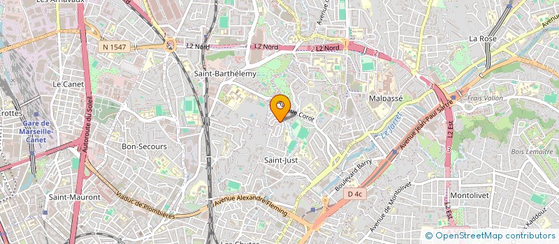 localisation de l'entreprise MONSIEUR MOHAMED TAGUELMINT à MARSEILLE