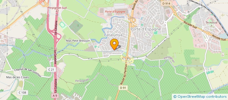 localisation de l'entreprise MONSIEUR MOHAMED TAGUEMOUNT  PERPIGNAN