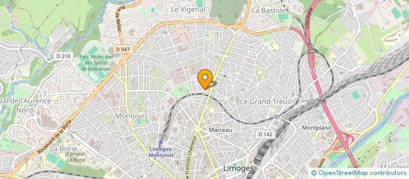 localisation de l'entreprise MONSIEUR MOHAMED TAHA MOHAMED à LIMOGES