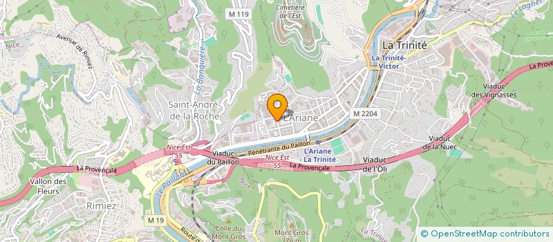 localisation de l'entreprise MONSIEUR MOHAMED TAHANI à NICE