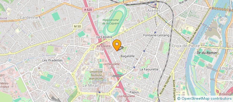 localisation de l'entreprise MONSIEUR MOHAMED TAHAR  TOULOUSE