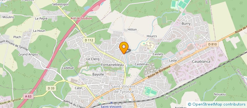 localisation de l'entreprise MONSIEUR MOHAMED TAHIRI  SAINT-VINCENT-DE-TYROSSE