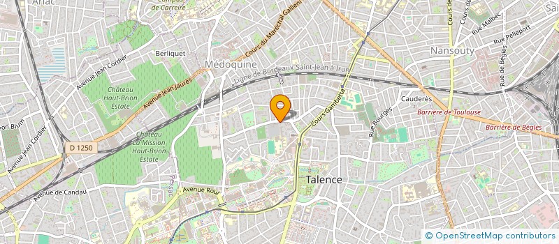 localisation de l'entreprise MONSIEUR MOHAMED TAIB  TALENCE