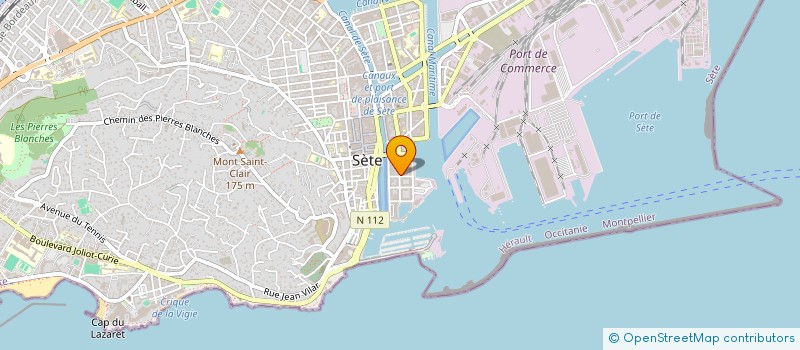 localisation de l'entreprise MONSIEUR MOHAMED TAIBI à SETE