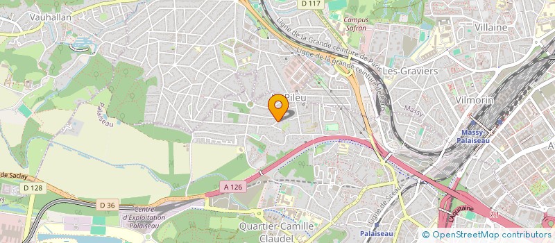 localisation de l'entreprise MONSIEUR MOHAMED TAIBI  PALAISEAU