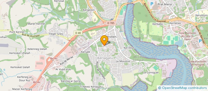 localisation de l'entreprise MONSIEUR MOHAMED TAIDI LOUAHABI à QUIMPER