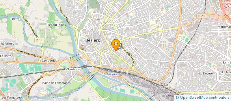 localisation de l'entreprise MONSIEUR MOHAMED TAJOURI à BEZIERS