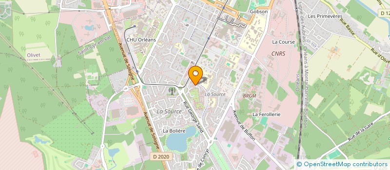 localisation de l'entreprise MONSIEUR MOHAMED TAKFA OULAD-HADJALI  ORLEANS