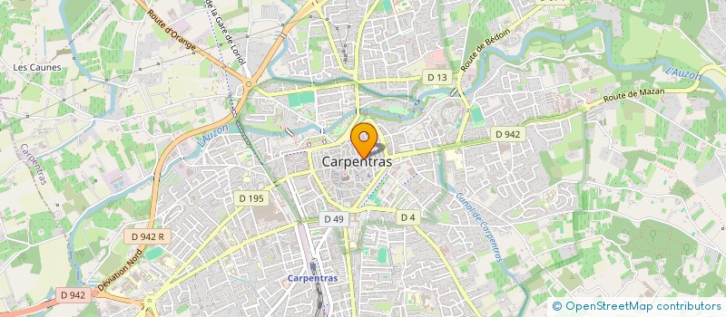 localisation de l'entreprise MONSIEUR MOHAMED TALBI  CARPENTRAS