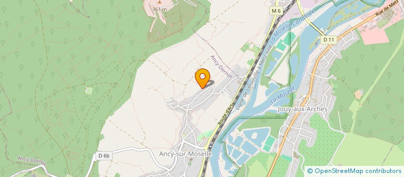 localisation de l'entreprise MONSIEUR MOHAMED TALEB  ANCY-DORNOT