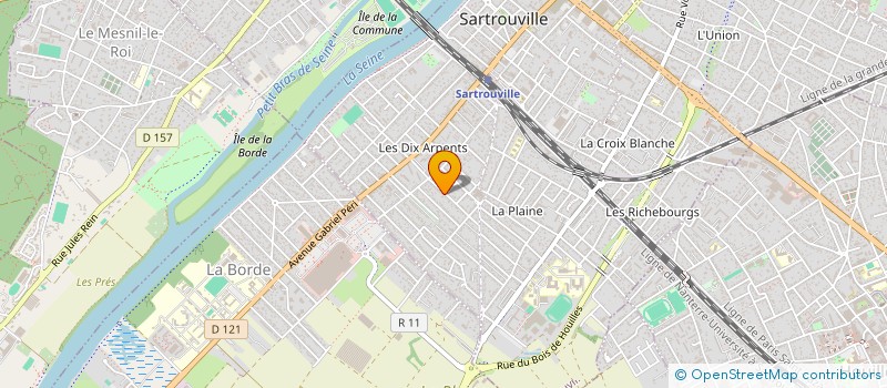 localisation de l'entreprise MONSIEUR MOHAMED TALEB  SARTROUVILLE