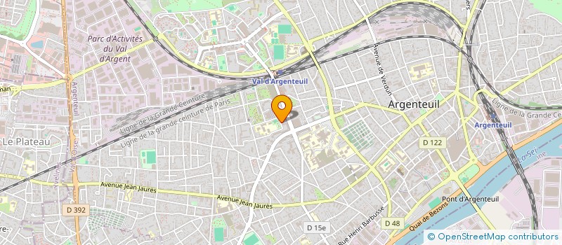 localisation de l'entreprise MONSIEUR MOHAMED TALEB  ARGENTEUIL