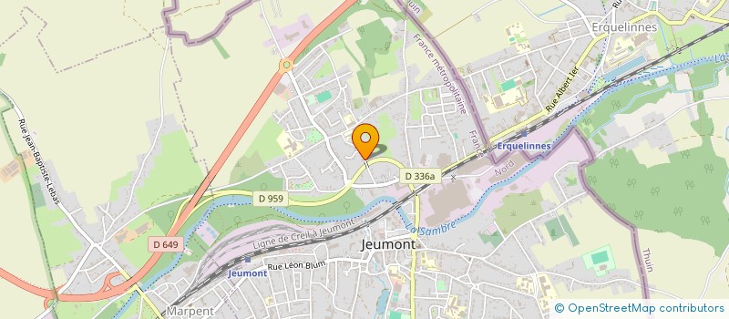 localisation de l'entreprise MONSIEUR MOHAMED TALIB à JEUMONT