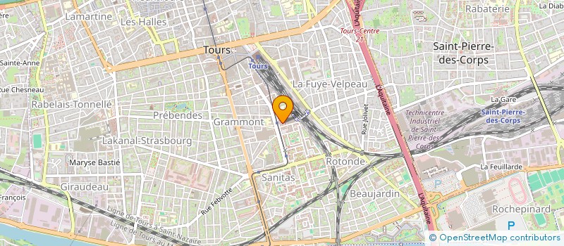 localisation de l'entreprise MONSIEUR MOHAMED TAMANATE  TOURS