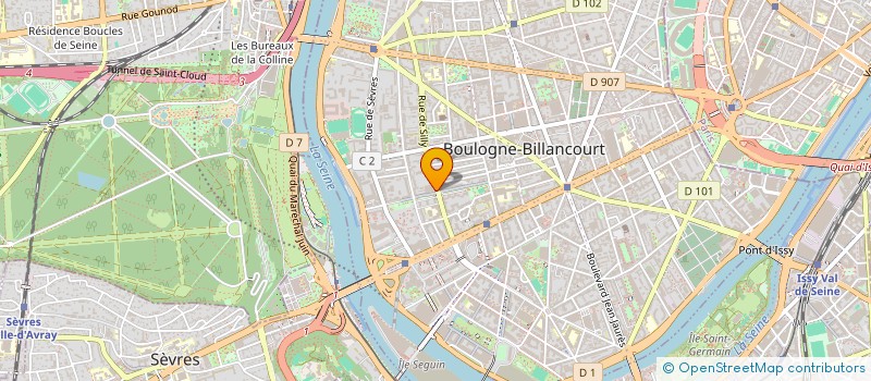 localisation de l'entreprise MONSIEUR MOHAMED TAMELIKECHT à BOULOGNE-BILLANCOURT