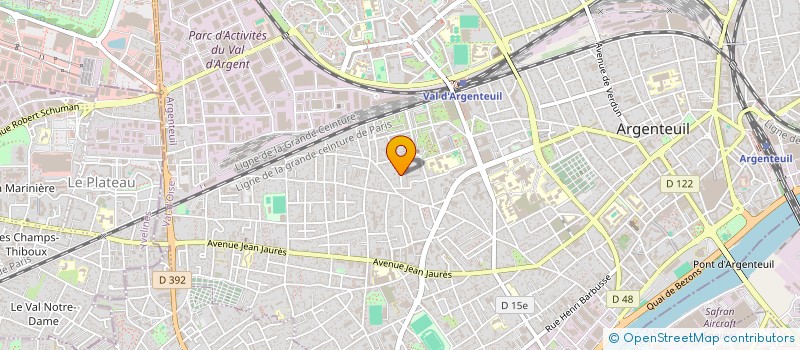 localisation de l'entreprise MONSIEUR MOHAMED TAMOUD  ARGENTEUIL