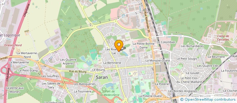 localisation de l'entreprise MONSIEUR MOHAMED TAOUFIK à SARAN