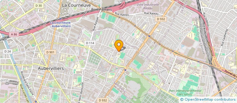 localisation de l'entreprise MONSIEUR MOHAMED TAOUTI  AUBERVILLIERS