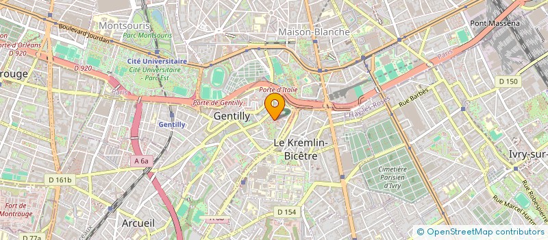 localisation de l'entreprise MONSIEUR MOHAMED TARAF  GENTILLY