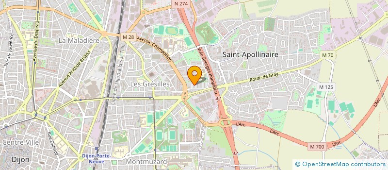 localisation de l'entreprise MONSIEUR MOHAMED TARAWALLEY à DIJON