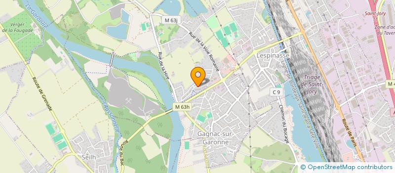 localisation de l'entreprise MONSIEUR MOHAMED TARFA  GAGNAC-SUR-GARONNE