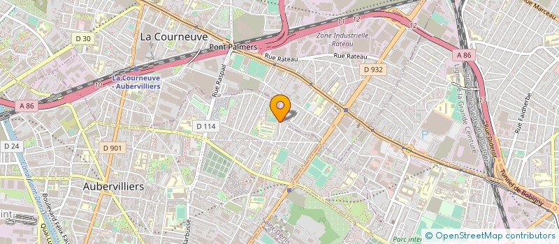 localisation de l'entreprise MONSIEUR MOHAMED TARIK GHLIS  AUBERVILLIERS