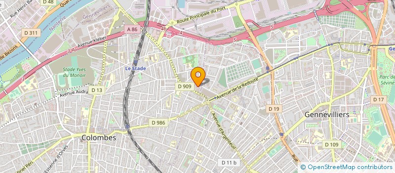 localisation de l'entreprise MONSIEUR MOHAMED TEBOURSKI  COLOMBES