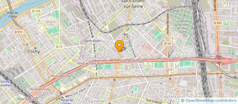 localisation de l'entreprise MONSIEUR MOHAMED TEMAJNIT à SAINT-OUEN-SUR-SEINE