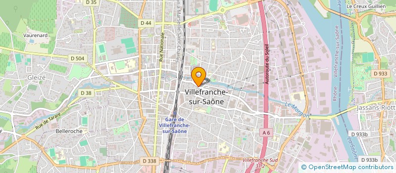 localisation de l'entreprise MONSIEUR MOHAMED TERKI  VILLEFRANCHE-SUR-SAONE